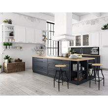 Load image into Gallery viewer, Ashley Rose 2 x Vintage Kitchen Wooden Bar Stools Swivel Industrial Bar Stool Retro - Ashley Rose