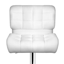 Load image into Gallery viewer, Ashley Rose Set of 2 PU Leather Gas Lift Bar Stools - White - Ashley Rose