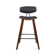 Load image into Gallery viewer, Ashley Rose Set of 2 PU Leather Bar Stools - Black - Ashley Rose