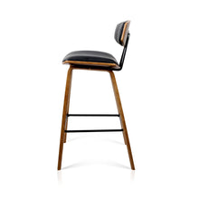 Load image into Gallery viewer, Ashley Rose Set of 2 PU Leather Bar Stools - Black - Ashley Rose