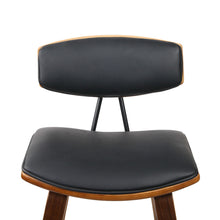 Load image into Gallery viewer, Ashley Rose Set of 2 PU Leather Bar Stools - Black - Ashley Rose
