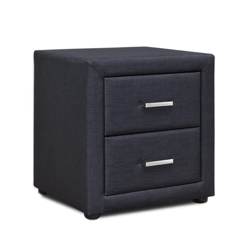Ashley Rose Moda Bedside table - Charcoal - Ashley Rose