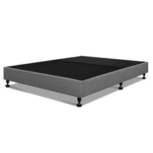 Load image into Gallery viewer, Ashley Rose King Size Fabric and Wood Bed Frame - Grey - Ashley Rose