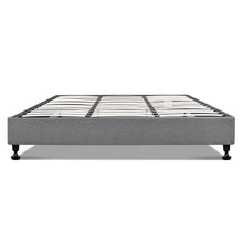 Load image into Gallery viewer, Ashley Rose King Size Fabric and Wood Bed Frame - Grey - Ashley Rose