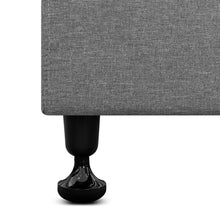 Load image into Gallery viewer, Ashley Rose King Size Fabric and Wood Bed Frame - Grey - Ashley Rose