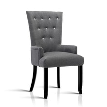 Load image into Gallery viewer, Ashley Rose Cayes French Provincial Dining Chair - Grey - Ashley Rose
