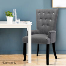 Load image into Gallery viewer, Ashley Rose Cayes French Provincial Dining Chair - Grey - Ashley Rose