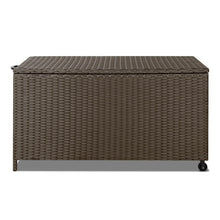 Load image into Gallery viewer, Ashley Rose 320L Outdoor Wicker Storage Box - Brown - Ashley Rose