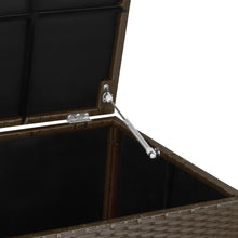 Load image into Gallery viewer, Ashley Rose 320L Outdoor Wicker Storage Box - Brown - Ashley Rose