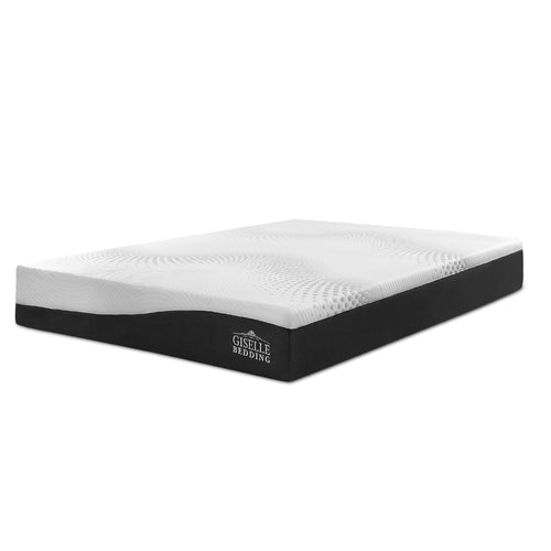 Ashley Rose Bedding Queen Size Hybrid Mattress Cool Gel Bamboo Charcoal Memory Foam Pocket Spring - Ashley Rose