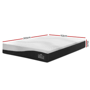 Ashley Rose Bedding Queen Size Hybrid Mattress Cool Gel Bamboo Charcoal Memory Foam Pocket Spring - Ashley Rose