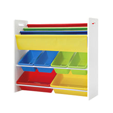 Load image into Gallery viewer, Ashley Rose Kids Bookshelf Toy Storage Box Organizer Bookcase 3 Tiers - Ashley Rose