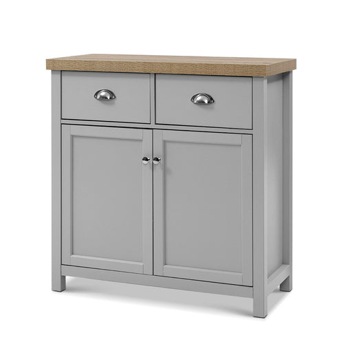 Ashles Rose MEDI Sideboard Buffet Storage Cabinet Cupboard Drawer Dresser Table Grey - Ashley Rose