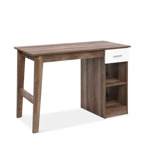 Ashley Rose Scandinavian Office Computer Desk Student Study Table Workstation Shelf - Ashley Rose