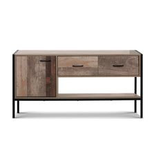 Load image into Gallery viewer, Ashley Rose TV Stand Entertainment Unit Storage Cabinet Industrial Rustic Wooden 120cm - Ashley Rose