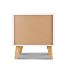 Load image into Gallery viewer, Ashley Rose 2 Drawer Wooden Bedside Tables - White - Ashley Rose