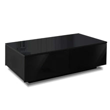 Load image into Gallery viewer, Ashley Rose Modern Coffee Table 4 Storage Drawers High Gloss Living Room Furniture Black - Ashley Rose