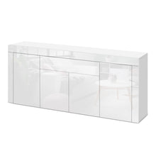 Load image into Gallery viewer, Ashles Rose Buffet Sideboard Cabinet High Gloss Storage 4 Doors Cupboard Hall White - Ashley Rose