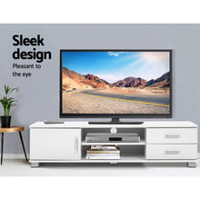 Load image into Gallery viewer, Ashley Rose 120cm TV Stand Entertainment Unit Storage Cabinet Drawers Shelf White - Ashley Rose