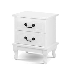 Load image into Gallery viewer, Ashley Rose Bedside Table Storage Lamp Side Nightstand Unit Cabinet Bedroom White - Ashley Rose