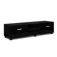 Load image into Gallery viewer, Ashley Rose 140cm High Gloss TV Cabinet Stand Entertainment Unit Storage Shelf Black - Ashley Rose