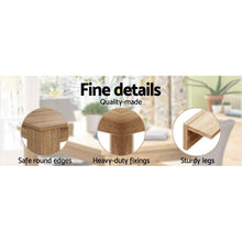 Load image into Gallery viewer, Ashley Rose Wooden Dining Table NATU 120cm 4 Seater Kitchen Rectangular Modern Oak - Ashley Rose
