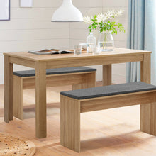 Load image into Gallery viewer, Ashley Rose Wooden Dining Table NATU 120cm 4 Seater Kitchen Rectangular Modern Oak - Ashley Rose