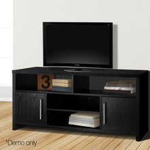 Load image into Gallery viewer, Ashley Rose Entertainment Unit with Cabinets - Black - Ashley Rose