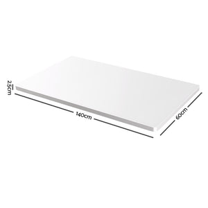 Electric Motorised Height Adjustable Standing Desk - Black Frame with 140cm White Top - Ashley Rose