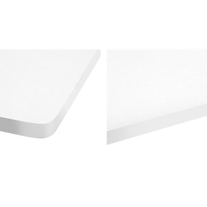 Electric Motorised Height Adjustable Standing Desk - Black Frame with 140cm White Top - Ashley Rose