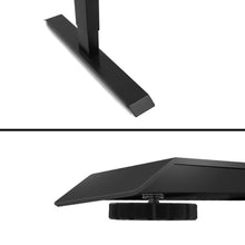 Load image into Gallery viewer, Electric Motorised Height Adjustable Standing Desk - Black Frame with 140cm White Top - Ashley Rose