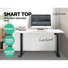 Load image into Gallery viewer, Ashley Rose Roskos I Electric Motorised Height Adjustable Standing Desk 140cm Sit Stand Curved Table - Ashley Rose
