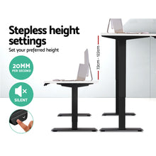 Load image into Gallery viewer, Ashley Rose Roskos I Electric Motorised Height Adjustable Standing Desk 140cm Sit Stand Curved Table - Ashley Rose