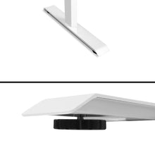 Load image into Gallery viewer, Electric Motorised Height Adjustable Standing Desk - White Frame with 140cm Black Top - Ashley Rose