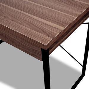 Ashley Rose Metal Desk with Drawer - Walnut - Ashley Rose