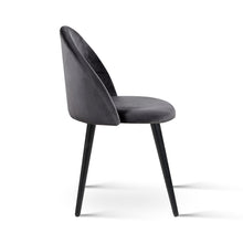 Load image into Gallery viewer, Ashley Rose Velvet Modern Dining Chair - Dark Grey - Ashley Rose
