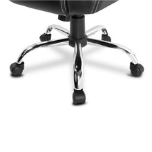 Load image into Gallery viewer, Racing Style PU Leather Office Desk Chair - Black - Ashley Rose