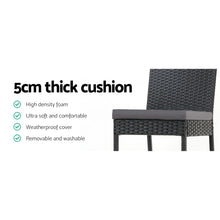 Load image into Gallery viewer, Ashley Rose Outdoor Bar Stools Dining Chairs Rattan Furniture X2 - Ashley Rose