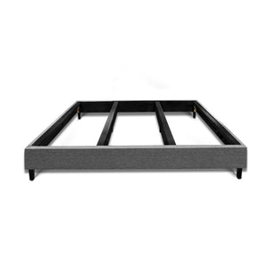 Ashley Rose King Size Bed Base Frame Pine Wood Slats - Grey - Ashley Rose