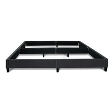 Load image into Gallery viewer, Ashley Rose Bed Base Queen Size Frame Fabric Charcoal - Ashley Rose