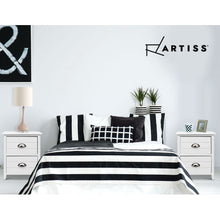 Load image into Gallery viewer, Ashley Rose 2x Bedside Table Nightstands 2 Drawers Storage Cabinet Bedroom Side White - Ashley Rose