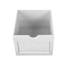 Load image into Gallery viewer, Ashley Rose Bedside Table - White - Ashley Rose