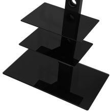Load image into Gallery viewer, Ashley Rose Floor TV Stand Brakcket Mount Swivel Height Adjustable 32 to 70 Inch Black - Ashley Rose