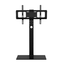 Load image into Gallery viewer, Ashley Rose Floor TV Stand Brakcket Mount Swivel Height Adjustable 32 to 70 Inch Black - Ashley Rose