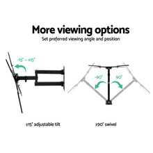 Load image into Gallery viewer, Ashley Rose TV Wall Mount Monitor Bracket Swivel Tilt 24 32 37 40 42 47 50 Inch LED LCD - Ashley Rose