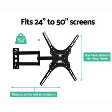 Load image into Gallery viewer, Ashley Rose TV Wall Mount Monitor Bracket Swivel Tilt 24 32 37 40 42 47 50 Inch LED LCD - Ashley Rose