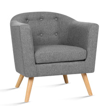 Load image into Gallery viewer, Ashley Rose Fabric Dining Armchair - Grey - Ashley Rose