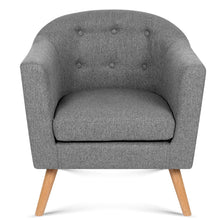 Load image into Gallery viewer, Ashley Rose Fabric Dining Armchair - Grey - Ashley Rose