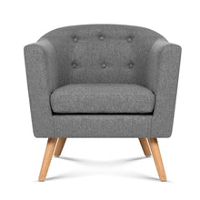 Load image into Gallery viewer, Ashley Rose Fabric Dining Armchair - Grey - Ashley Rose