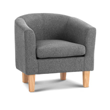 Load image into Gallery viewer, Ashley Rose Abby Farbic Armchair - Grey - Ashley Rose